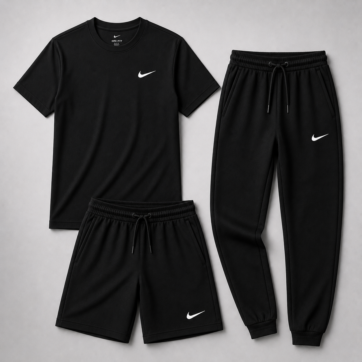 Nike Komplet 3-częściowy Czarny