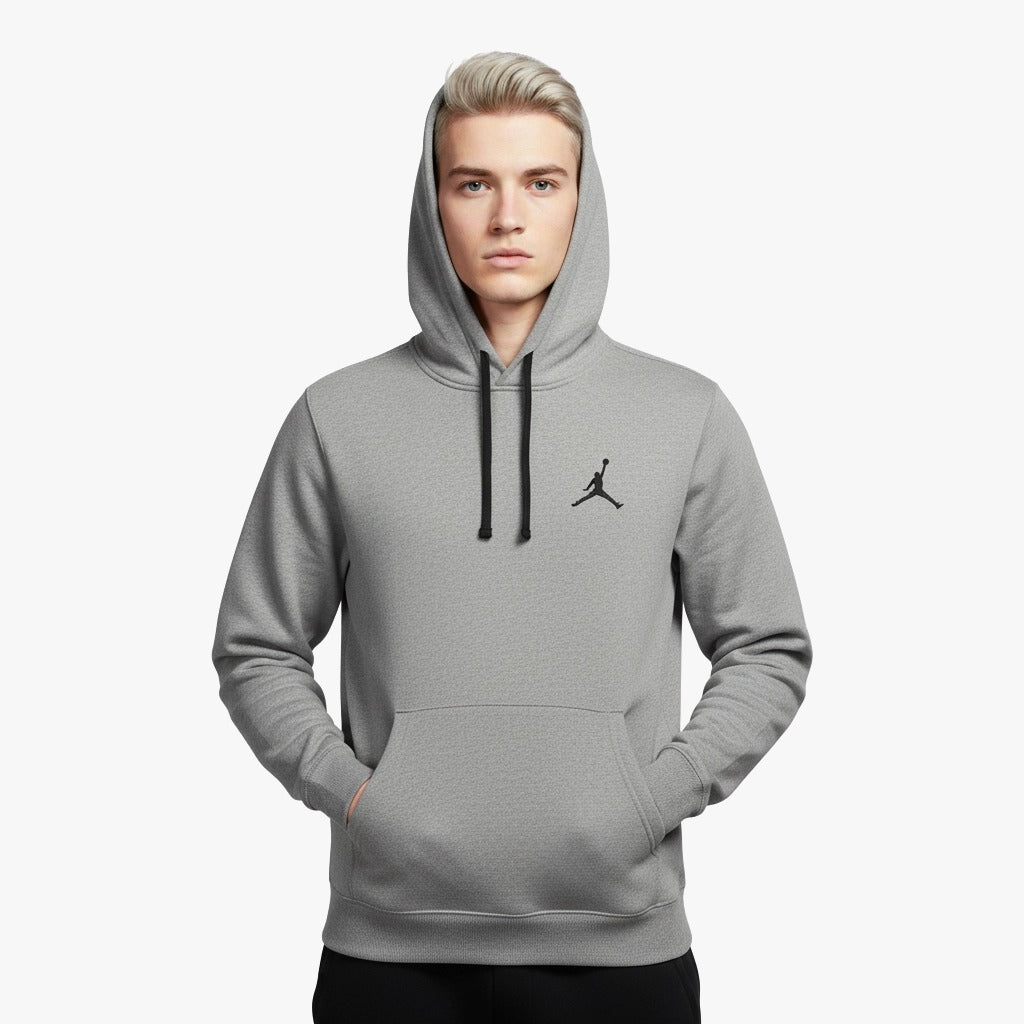 Szara bluza z kapturem Jordan